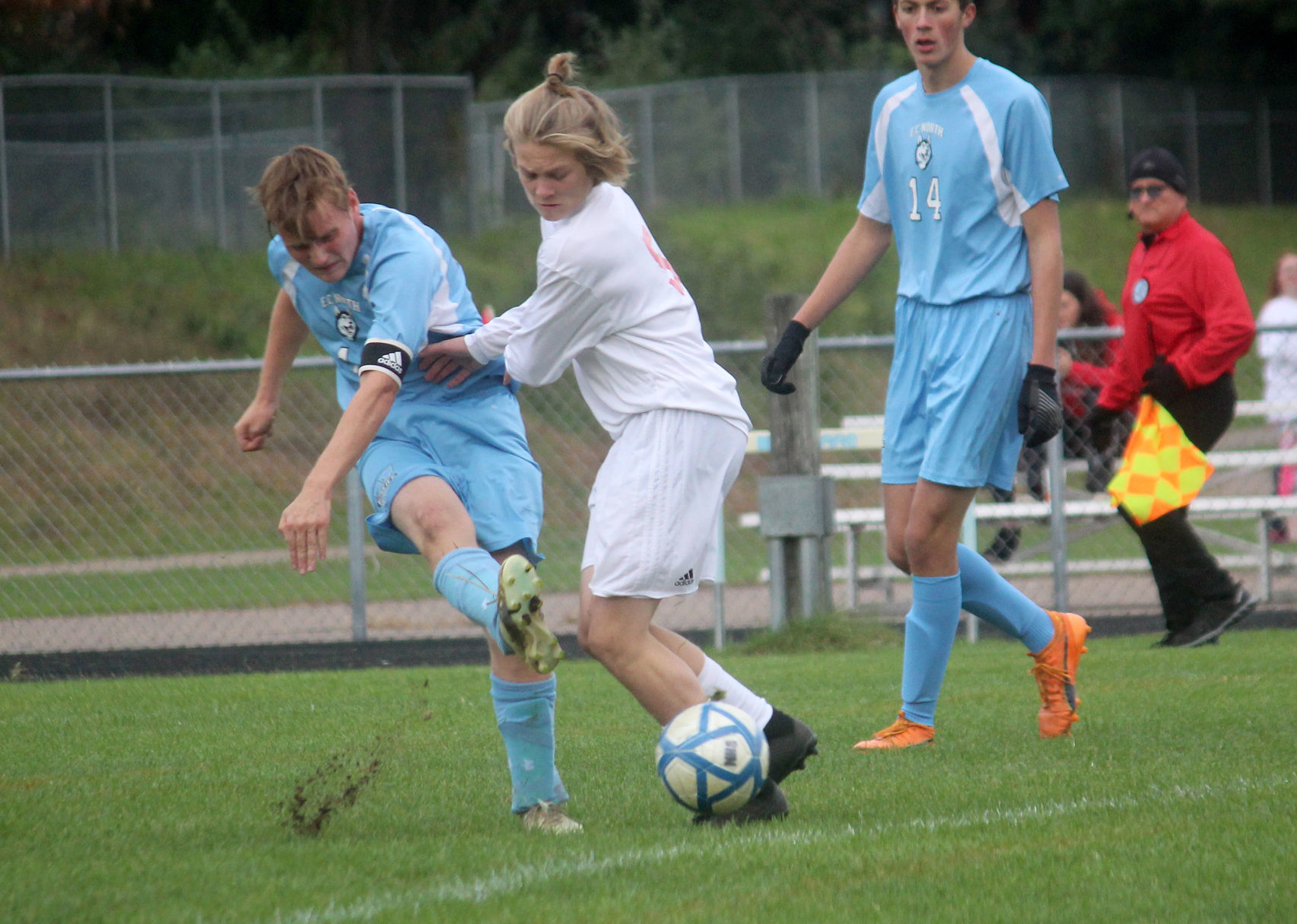 Chi-Hi boys soccer at Eau Claire North boys soccer 10-4-18